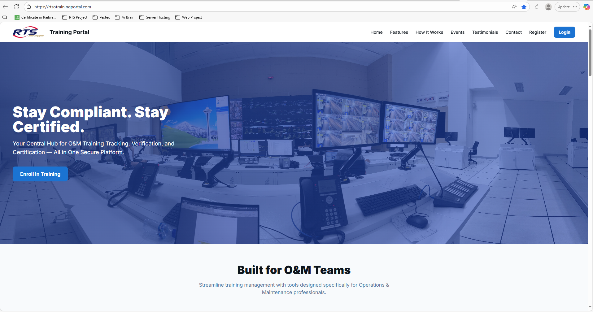 Project RTSO Training Portal